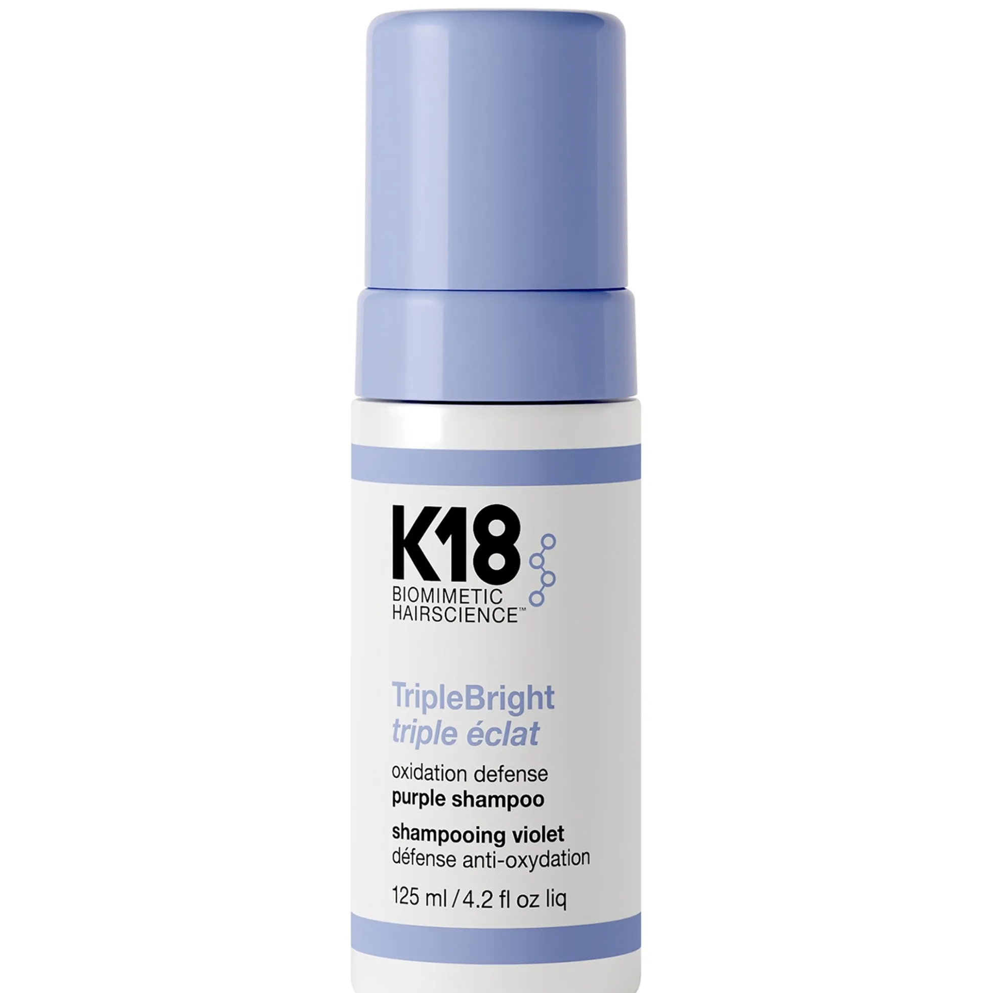 K18 Biomimetic Hairscience TripleBright Oxidation Defense Purple Shampoo 125ml