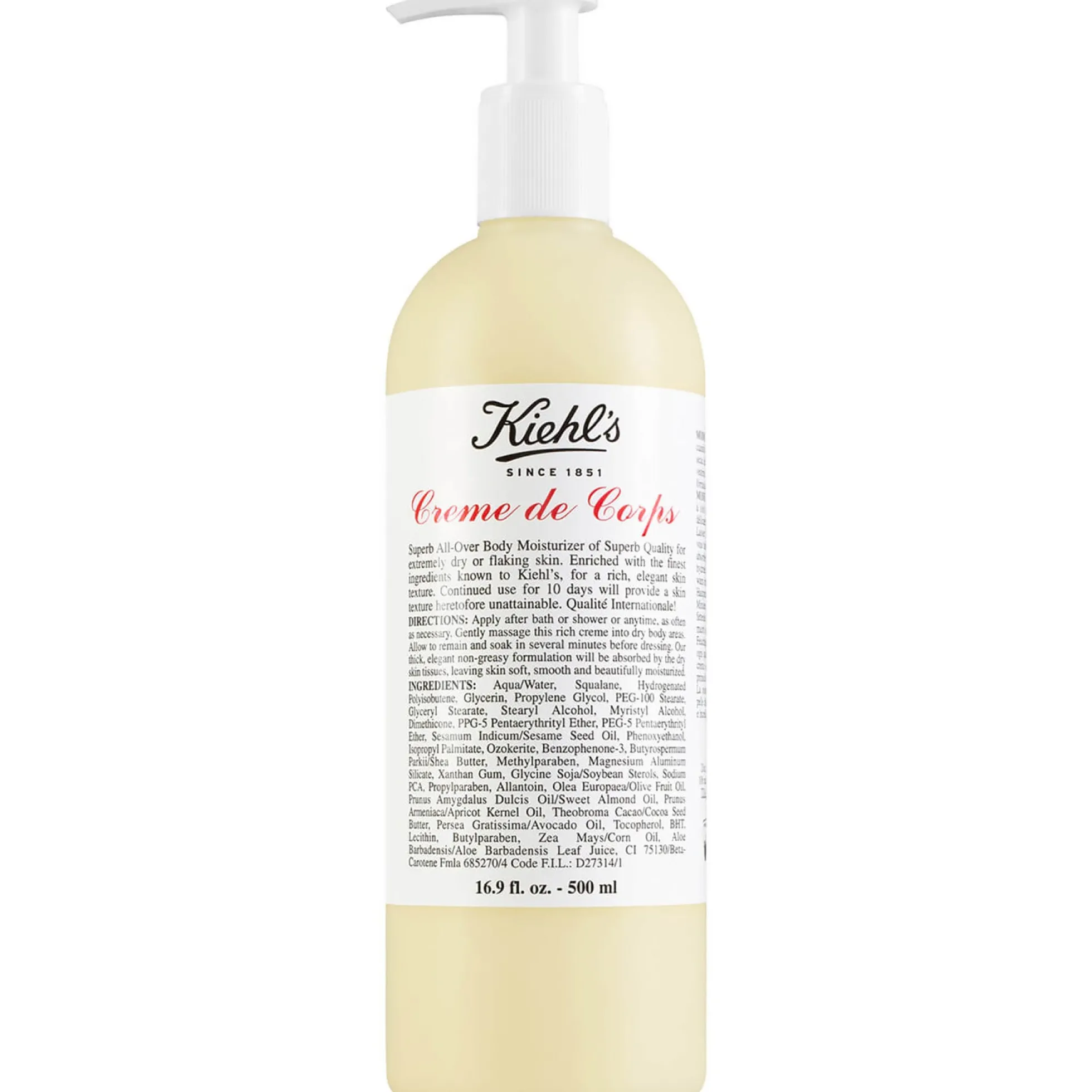 Kiehl's Creme De Corps 500ml - Super Size