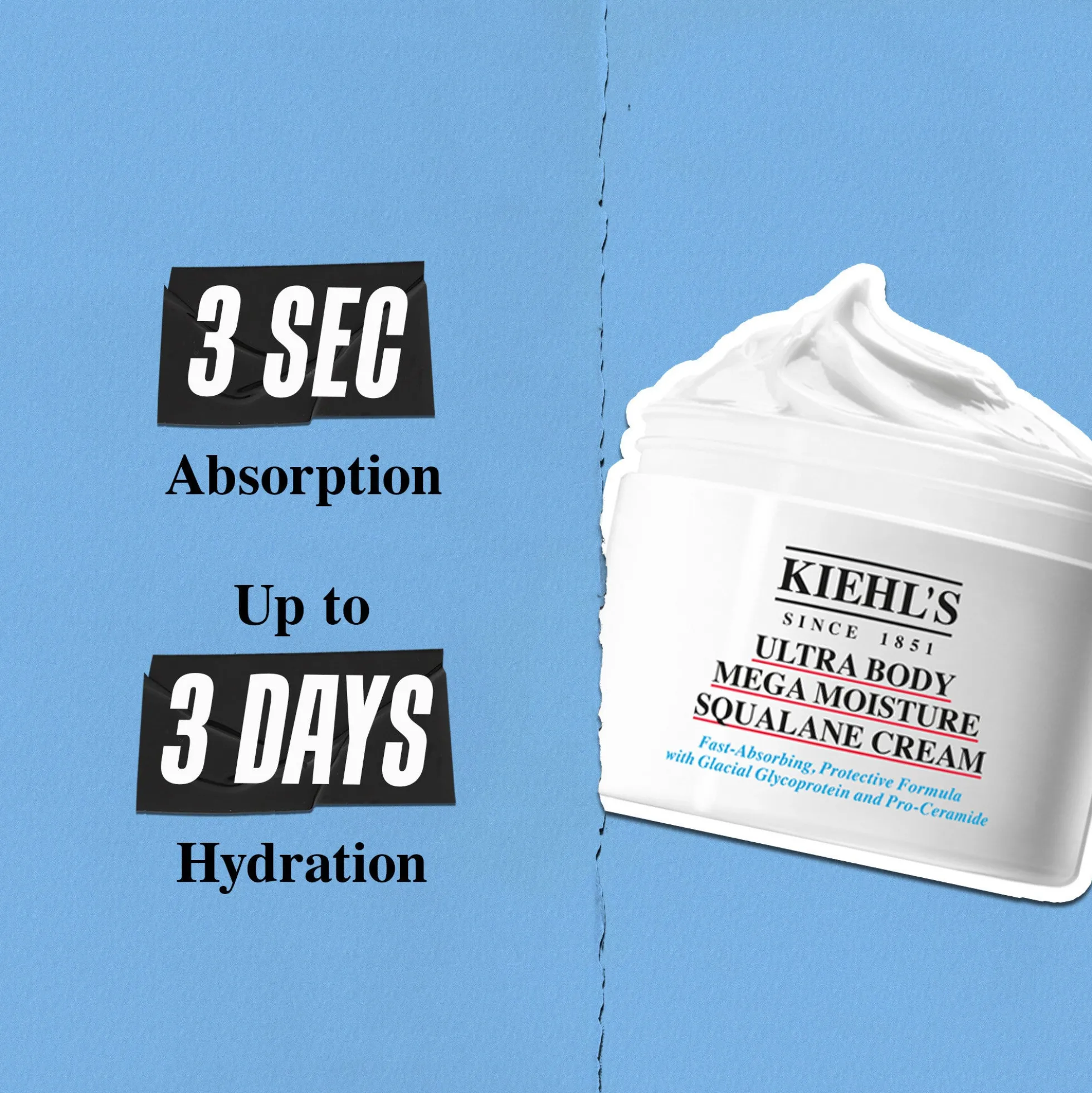 Kiehl's Ultra Body Mega Moisture Squalane Cream 250ml