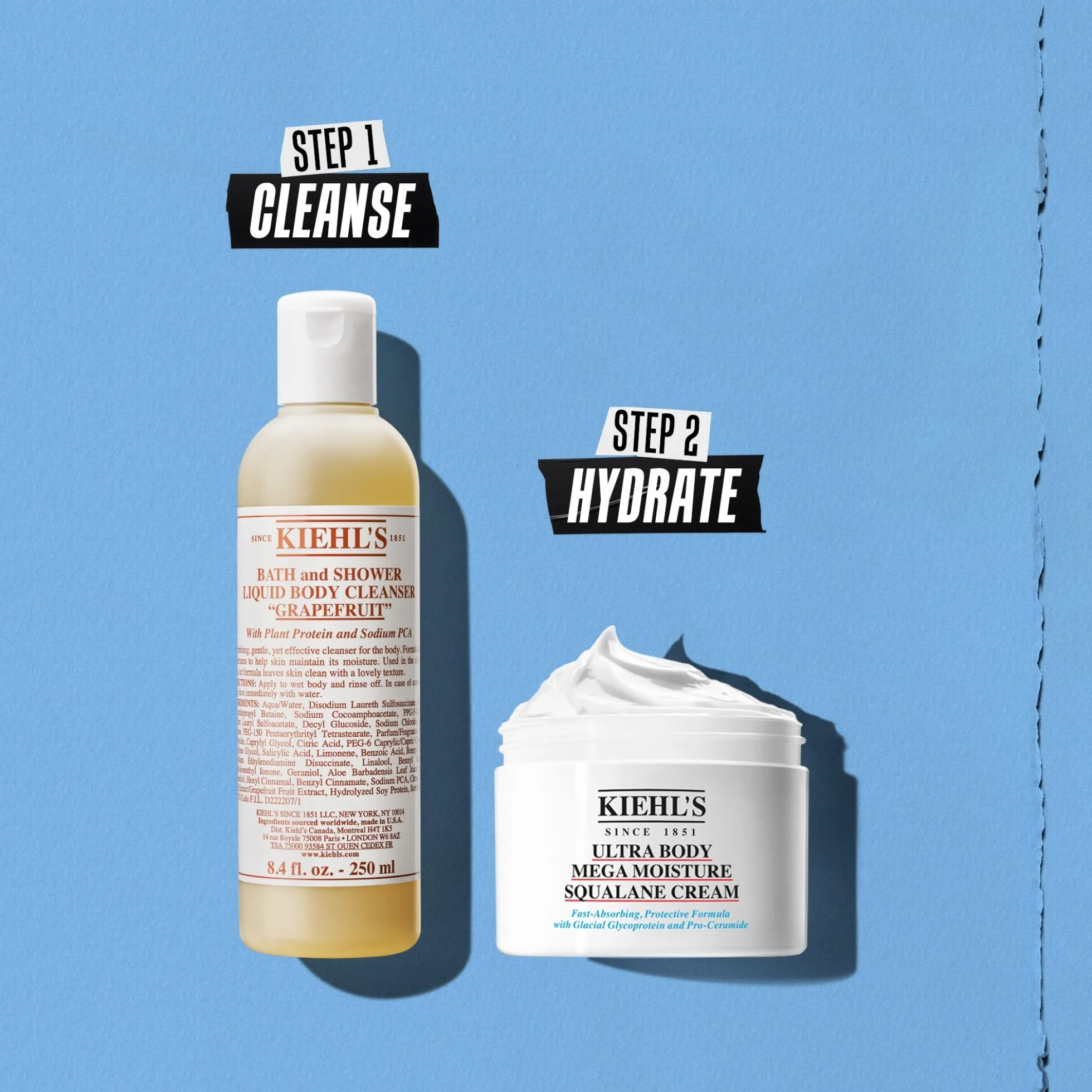 Kiehl's Ultra Body Mega Moisture Squalane Cream 250ml