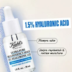 Kiehl's Ultra Pure 1.5% Hyaluronic Acid Moisture Plumping High-Potency Serum 30ml