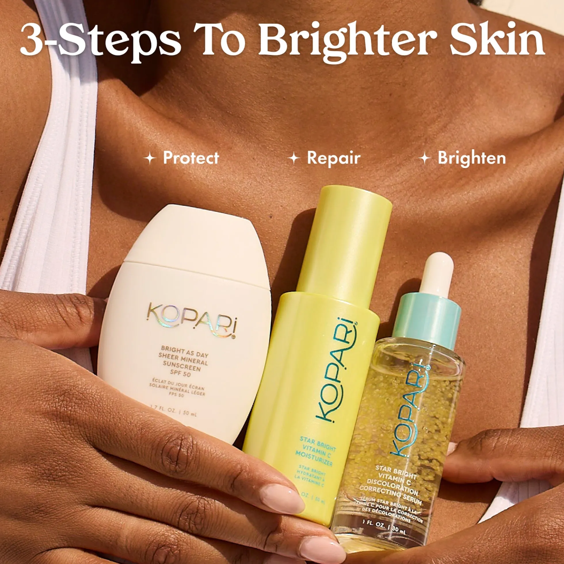 Kopari Beauty Bright as Day Sheer Mineral Sunscreen SPF50 50ml