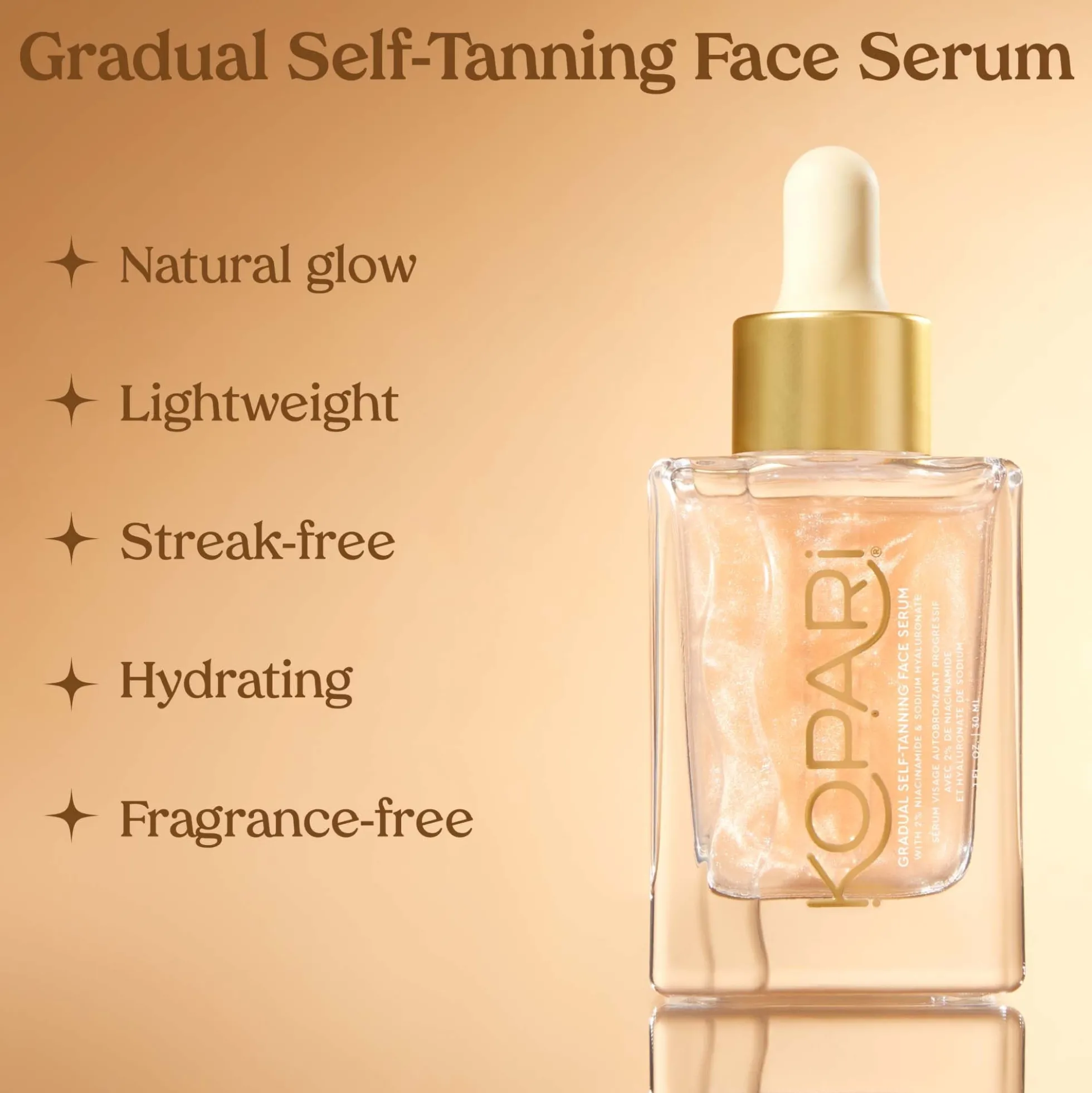 Kopari Beauty Gradual Self-Tanning Face Serum 30ml