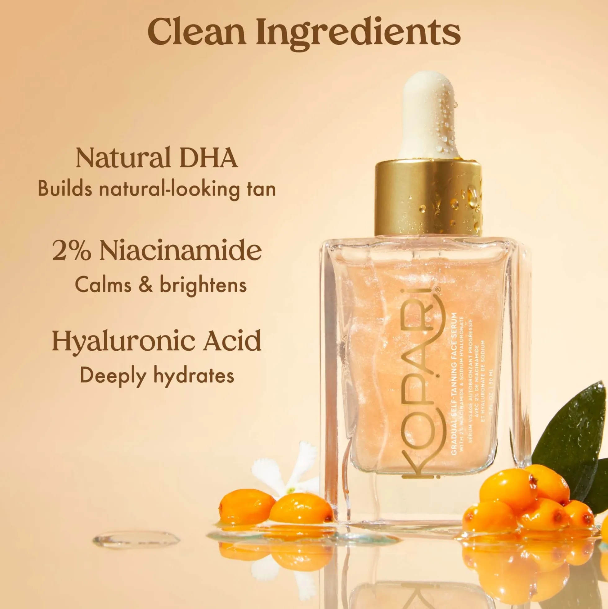 Kopari Beauty Gradual Self-Tanning Face Serum 30ml