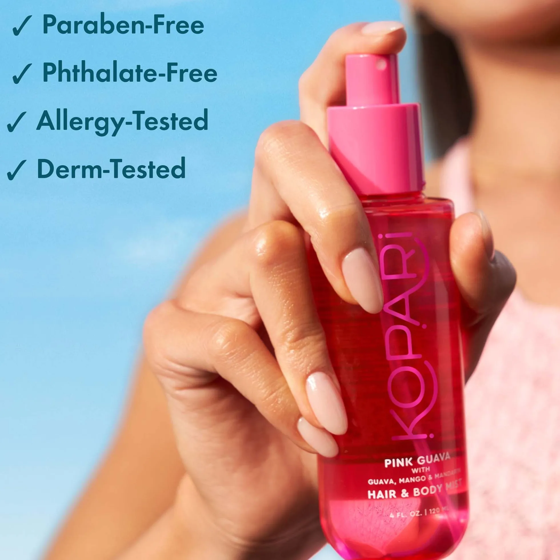 Kopari Beauty Pink Guava Hair & Body Mist 120ml