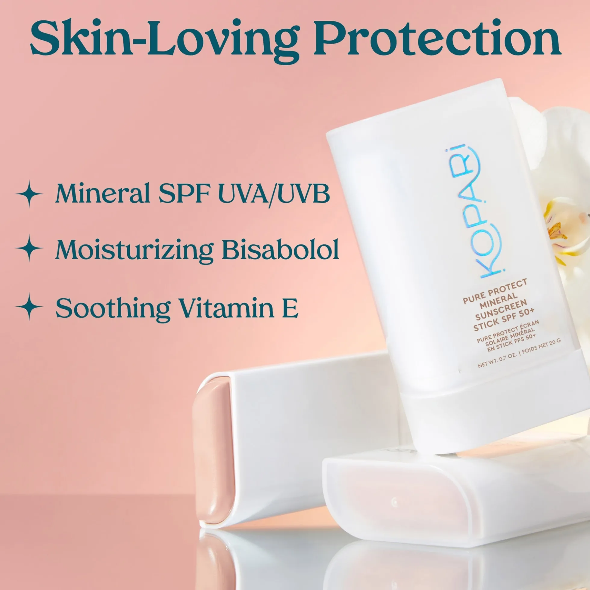 Kopari Beauty Pure Protect Mineral Sunscreen Stick SPF 50 20g