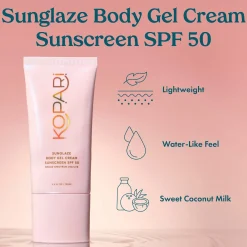 Kopari Beauty Sunglaze Body Gel Cream Sunscreen SPF 50 100ml