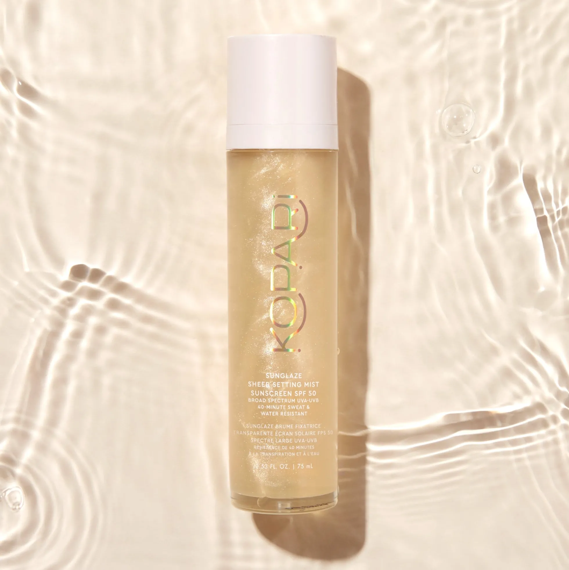 Kopari Beauty Sunglaze Sheer Setting Mist Sunscreen SPF 50 75ml