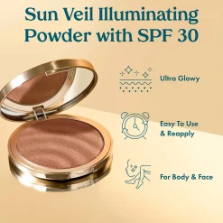 Kopari Beauty Sun Veil Illuminating Powder with SPF 30 18g