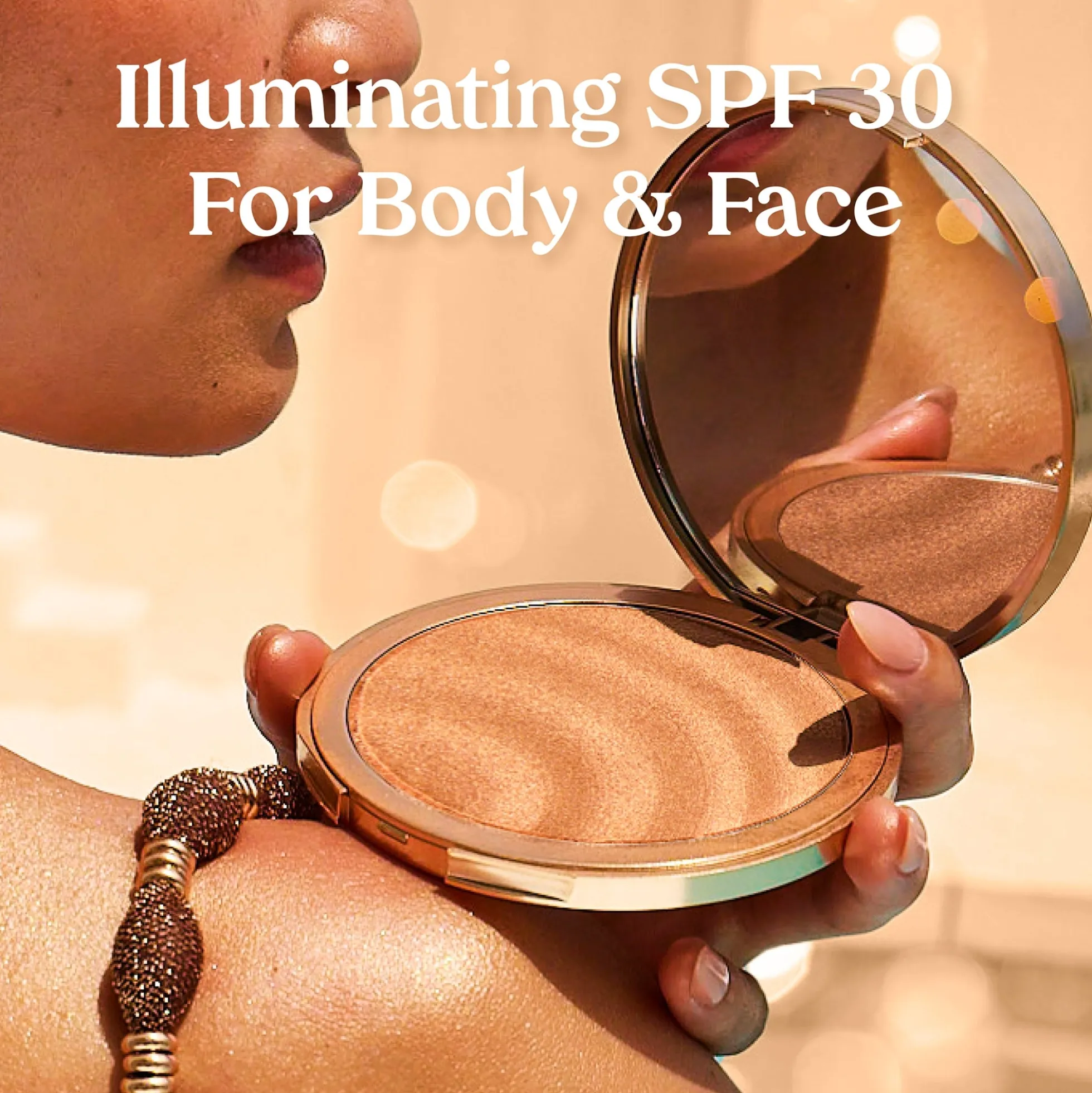 Kopari Sun Veil SPF Illuminator & Brush Set