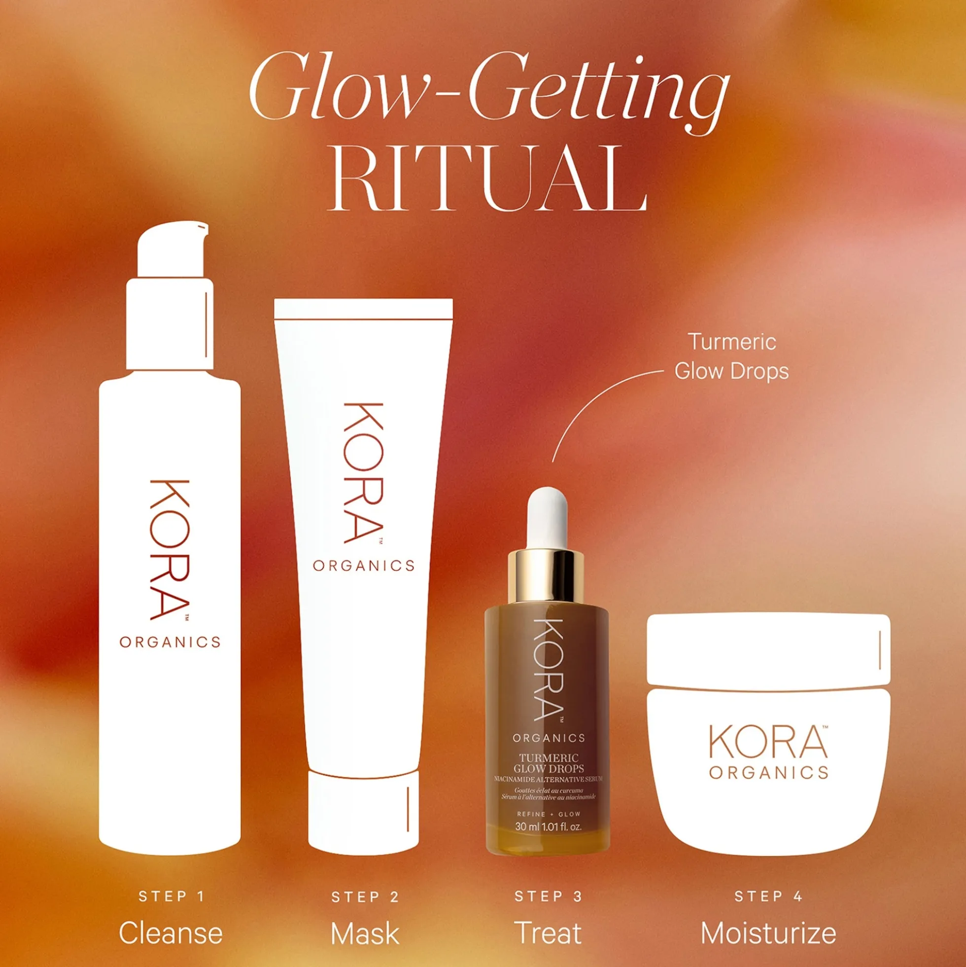 Kora Organics Turmeric Glow Drops Niacinamide Alternative Serum 30ml