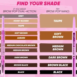 Kosas Brow Pop Nano Ultra-Fine Detailing and Feathering Pencil 0.03g (Various Shades)
