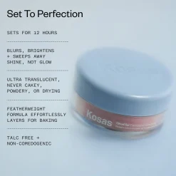 Kosas Mini Cloud Set Translucent Loose Setting & Blurring Powder 6g - Translucent Candy