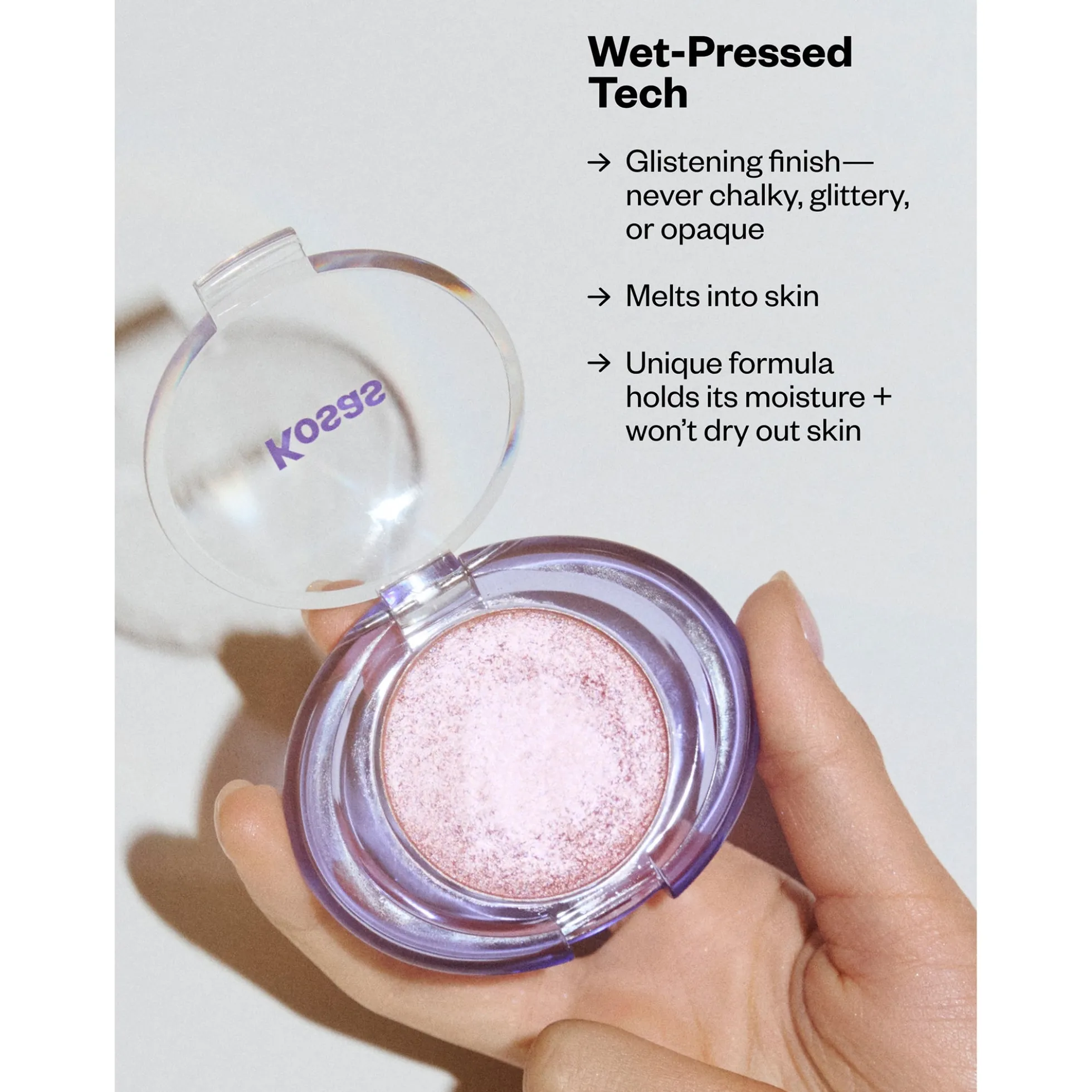 Kosas Shiny Objects Wet Glisten Powder Highlighter (Various Shades) 4.5g