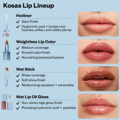 Kosas Wet Lip Oil Gloss (Various Shades)