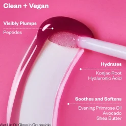 Kosas Wet Lip Oil Plumping Peptide Gloss - Juicy Jellies 4.6ml (Various Shades)