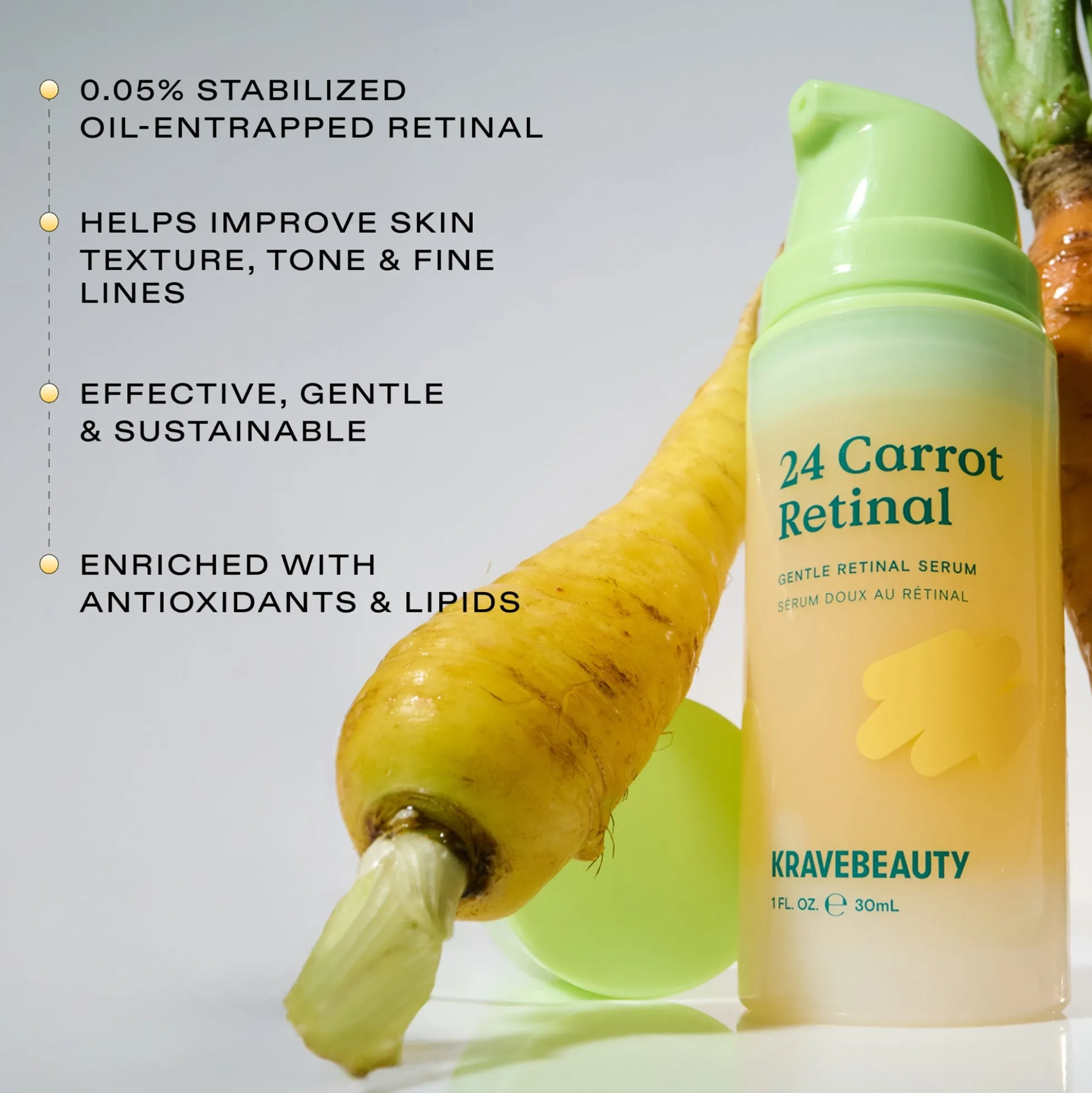 KraveBeauty 24 Carrot Retinal 30ml