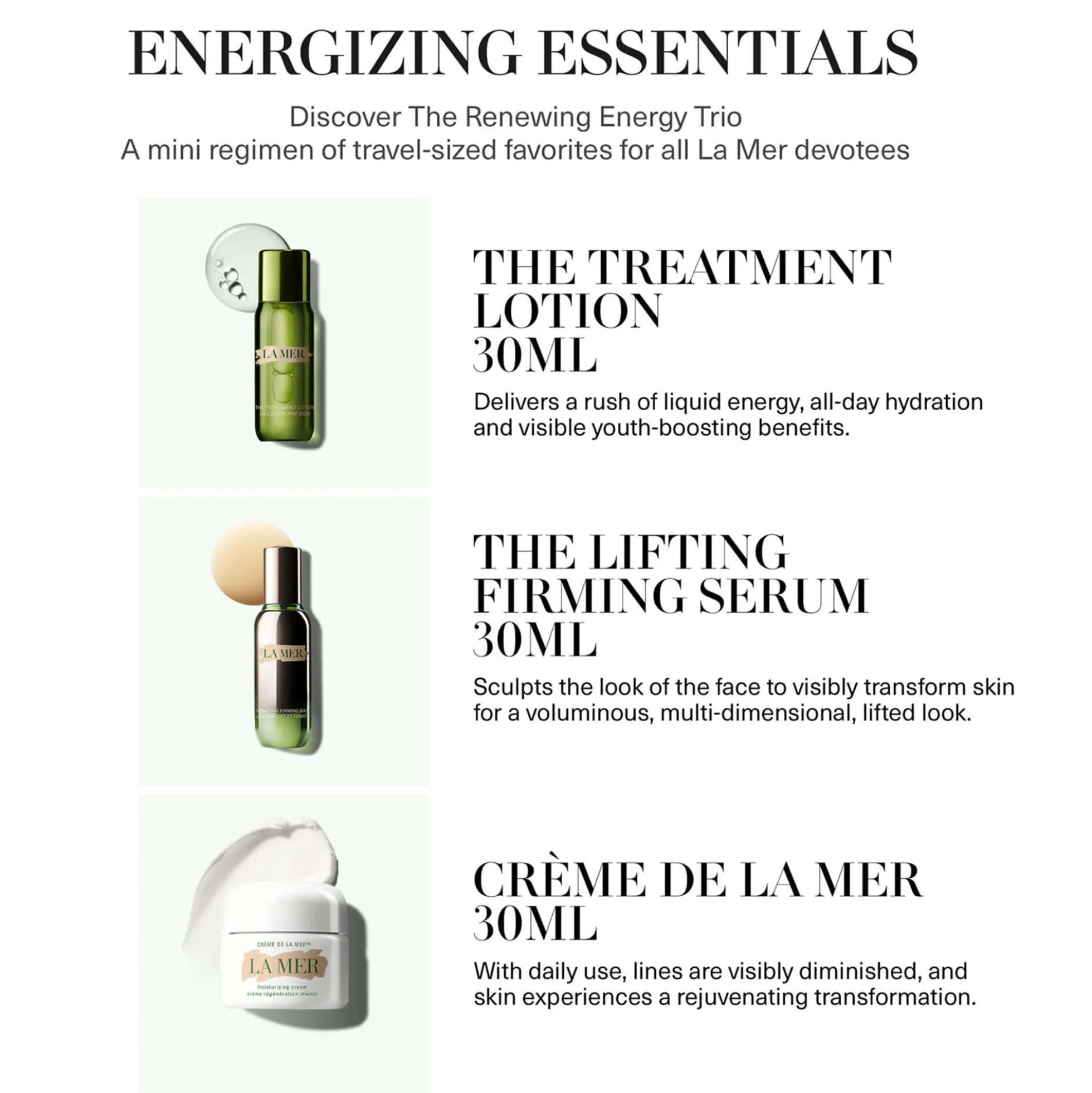 La Mer The Renewing Energy Trio