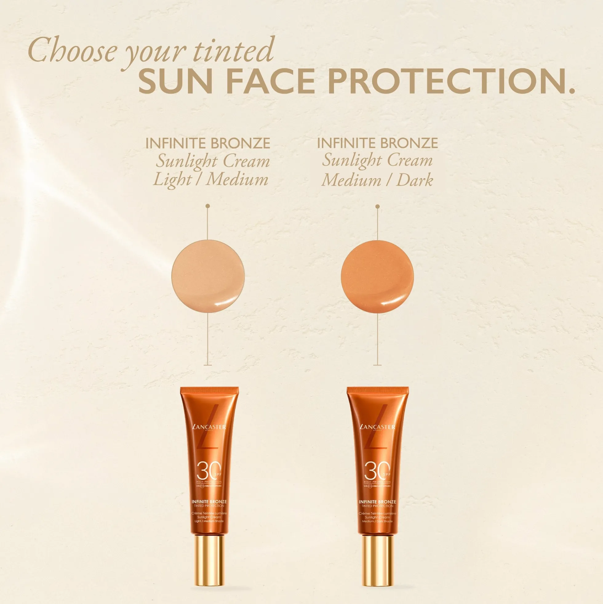 Lancaster Infinite Bronze Tinted Protection Sunlight Cream SPF30 50ml