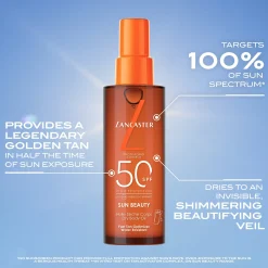 Lancaster Sun Beauty Satin Dry Oil Fast Tan Optimizer for Body SPF50 150ml