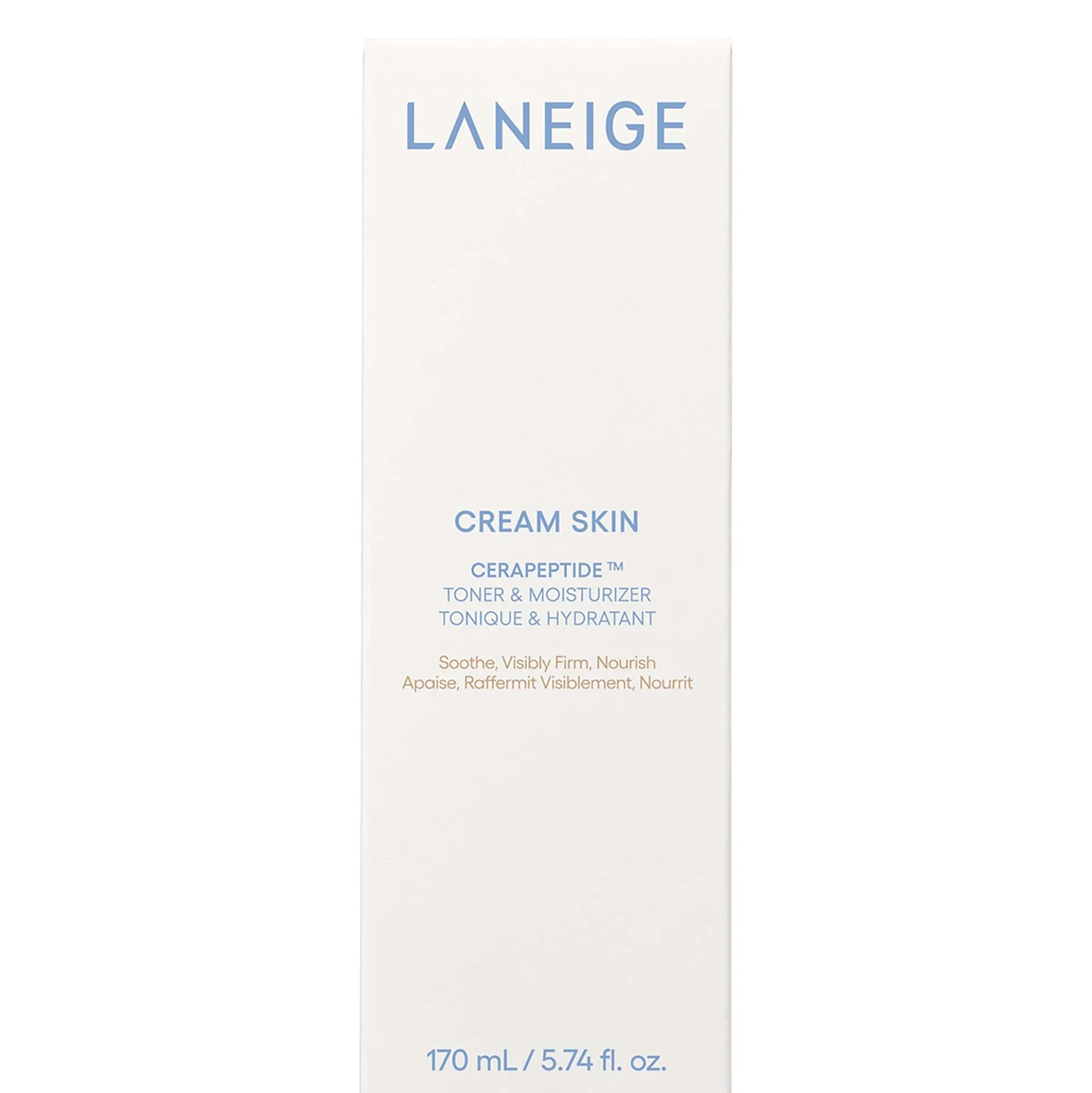 LANEIGE Cream Skin Cerapeptide Toner and Moisturiser 170ml