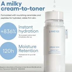 LANEIGE Cream Skin Cerapeptide Toner and Moisturiser 170ml
