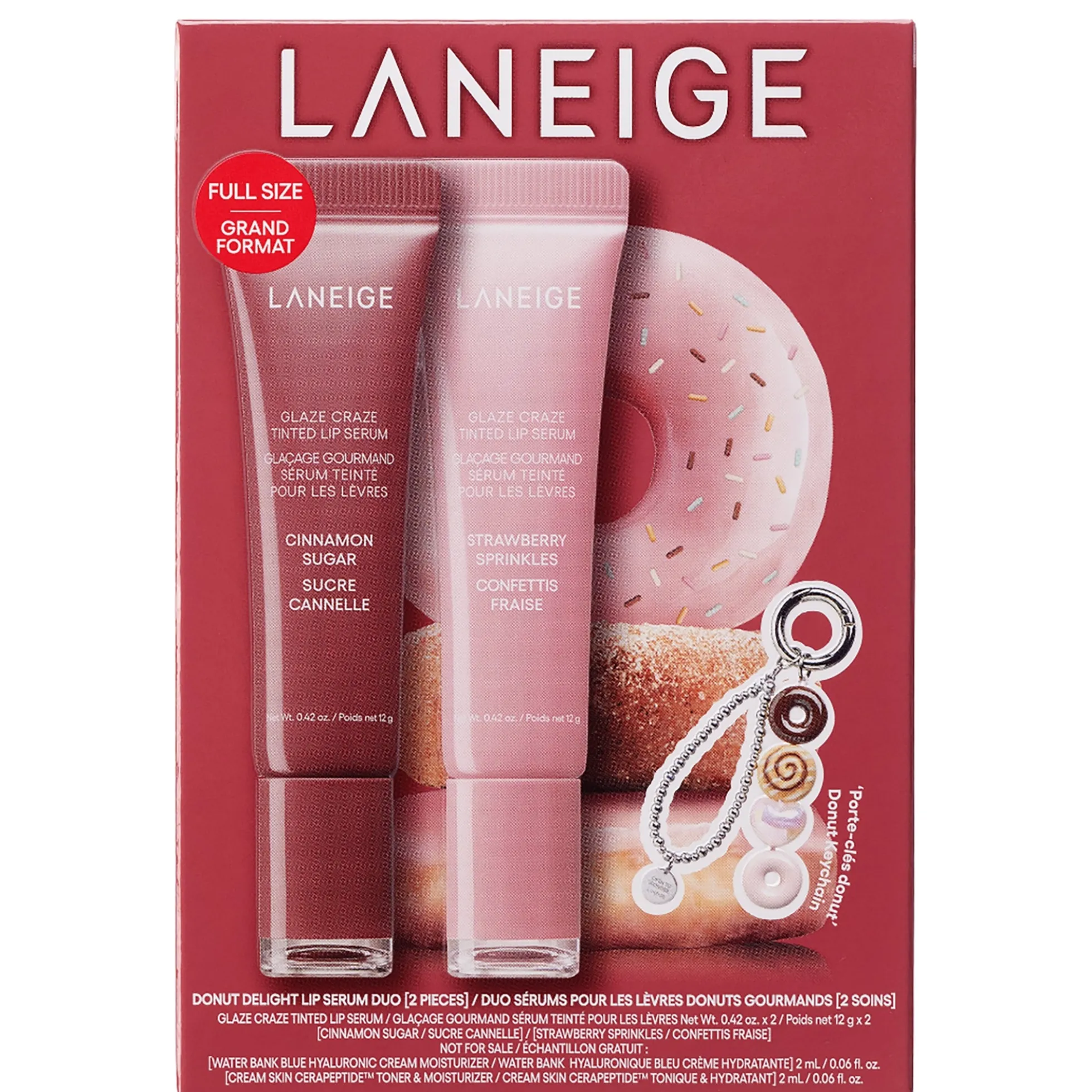 Laneige Donut Delight Lip Serum Duo Set