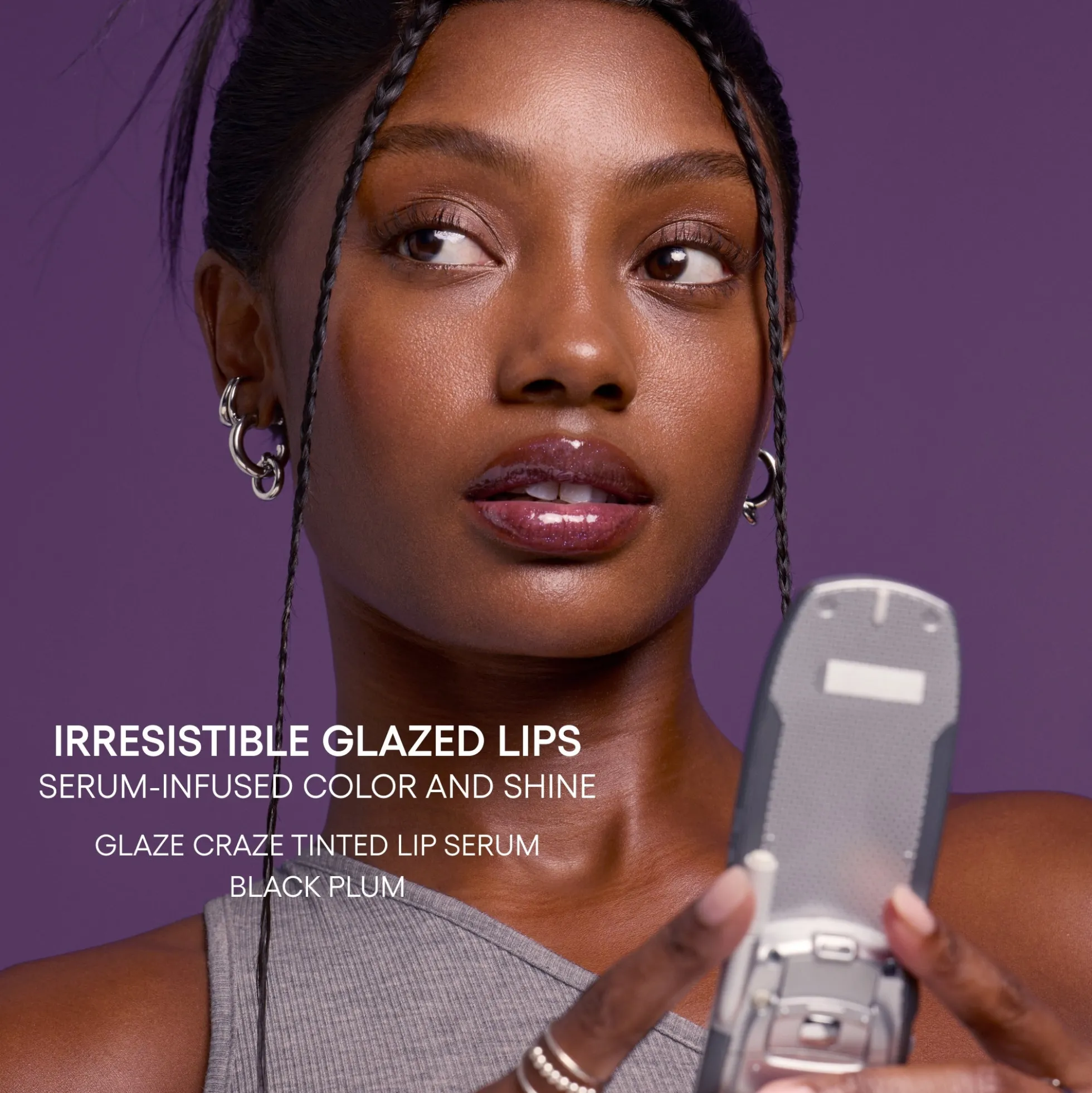 LANEIGE Glaze Craze Tinted Lip Serum - Black Plum Glaze 12g