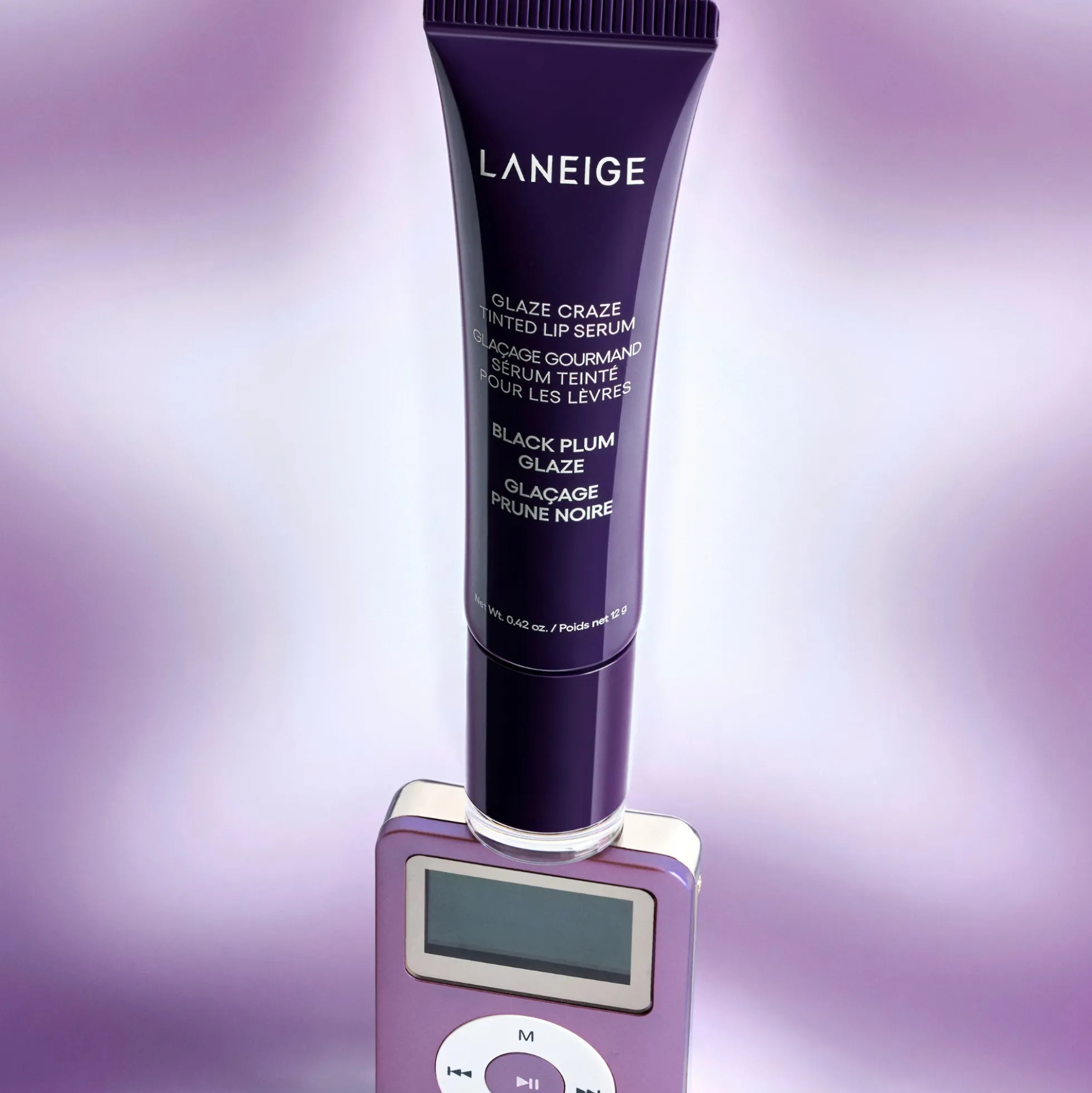 LANEIGE Glaze Craze Tinted Lip Serum - Black Plum Glaze 12g