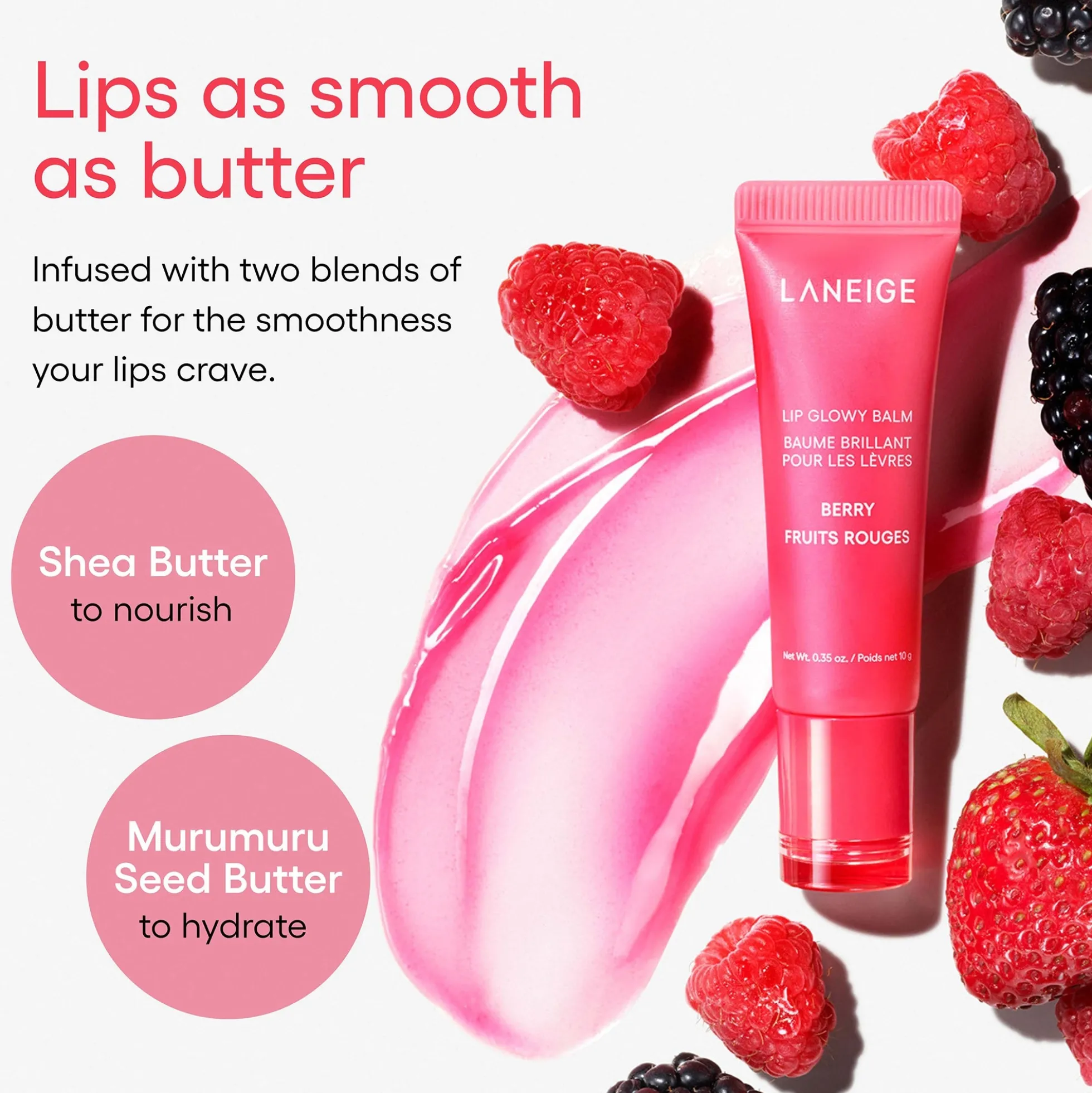 LANEIGE Lip Glowy Balm - Berry 10g