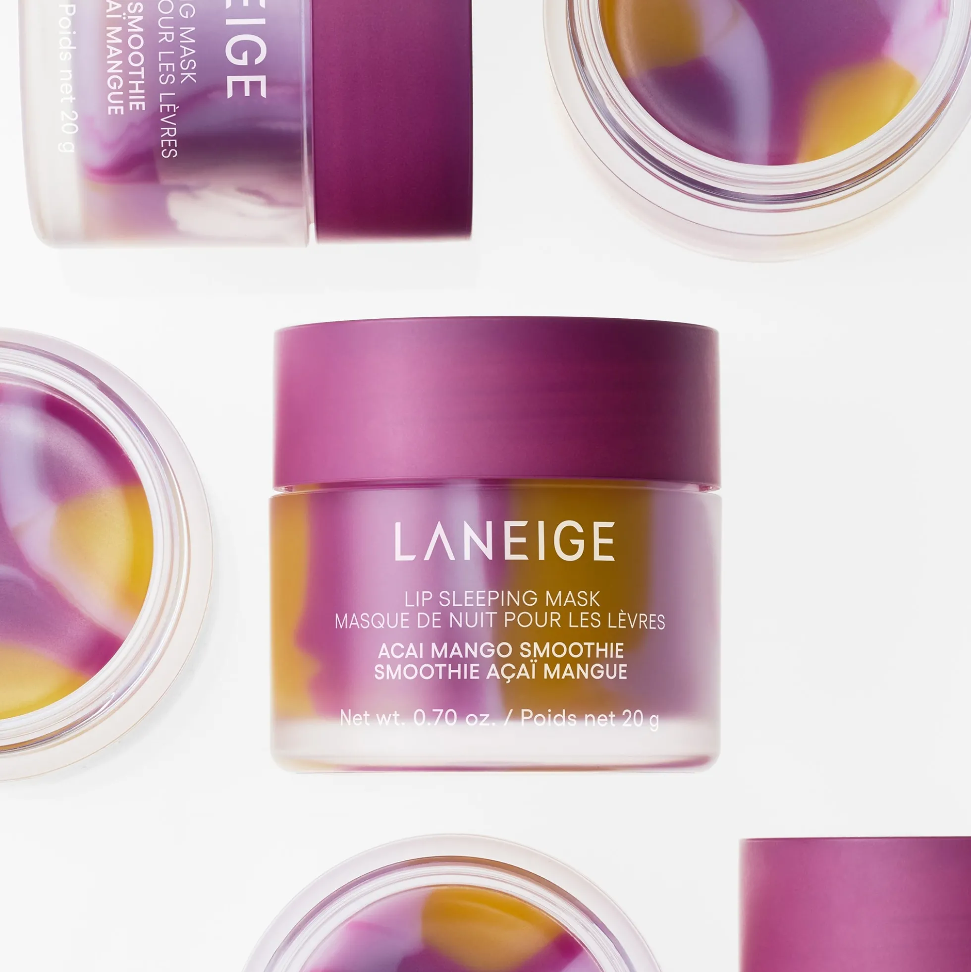LANEIGE Lip Sleeping Mask Acai Mango Smoothie 20g
