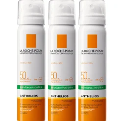 La Roche-Posay Anthelios Anti-Shine Sun Protection Invisible SPF50+ Face Mist 75ml Trio