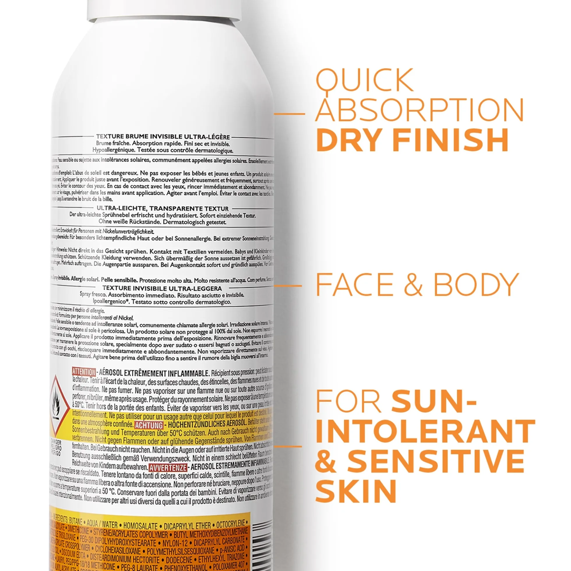 La Roche-Posay Anthelios Ultra-Light SPF50+ Sun Protection Spray 200ml