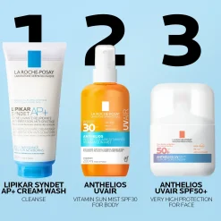 La Roche Posay Anthelios UVAIR Vitamin Sun Mist SPF30, High UV Protection, With Vitamin E & Hyaluronic Acid,200ml