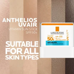 La Roche-Posay Anthelios UVAIR Vitamin Sun Stick SPF50+ with Vitamin E & Astaxathine 10ml