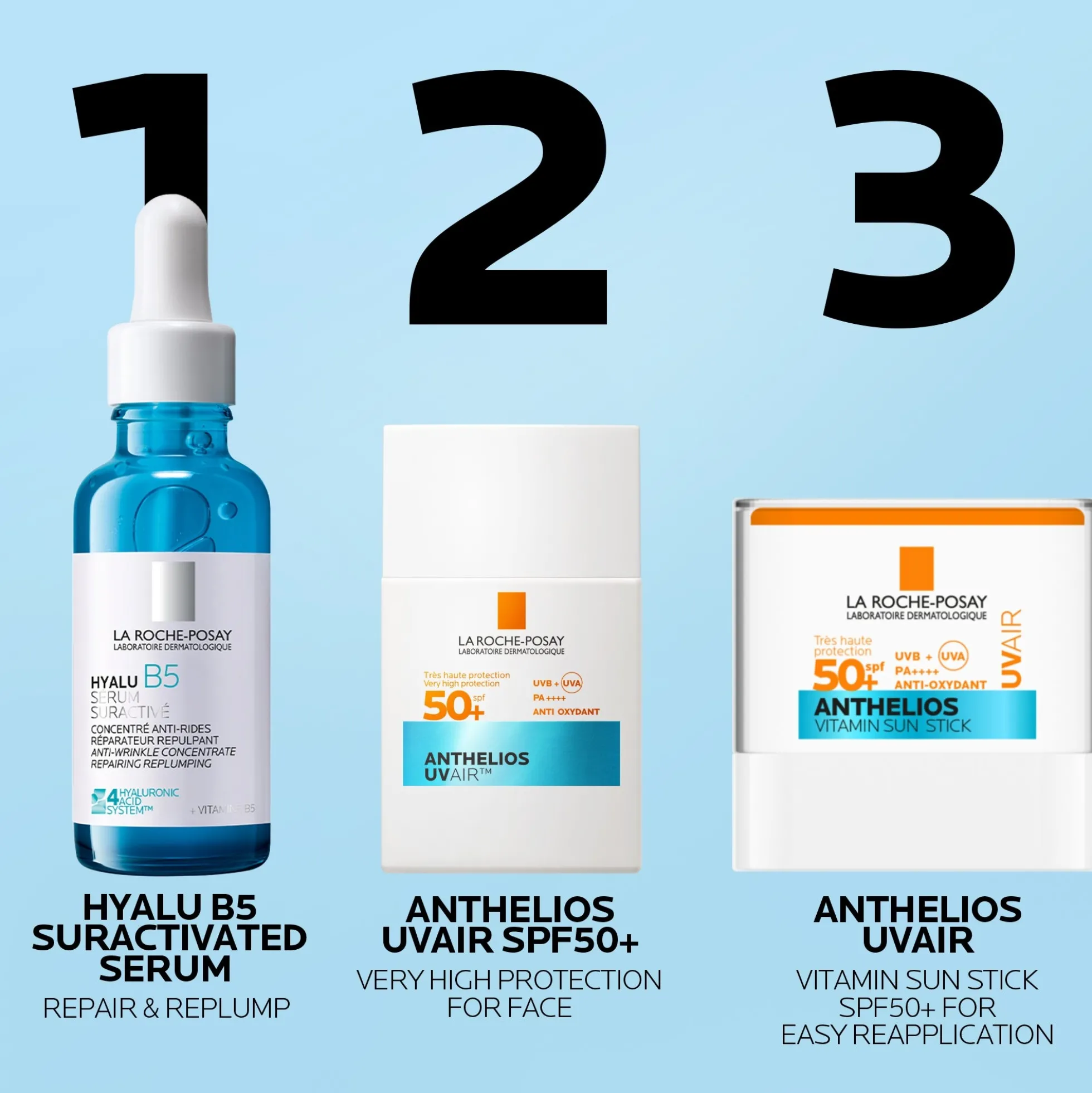 La Roche-Posay Anthelios UVAIR Vitamin Sun Stick SPF50+ with Vitamin E & Astaxathine 10ml
