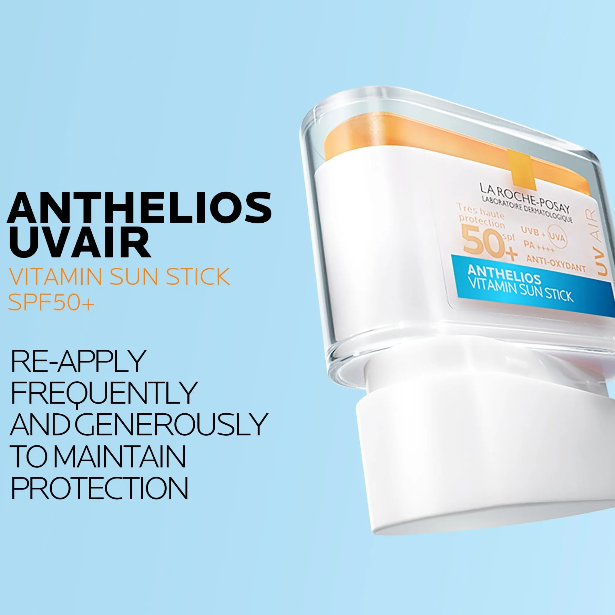 La Roche-Posay Anthelios UVAIR Vitamin Sun Stick SPF50+ with Vitamin E & Astaxathine 10ml