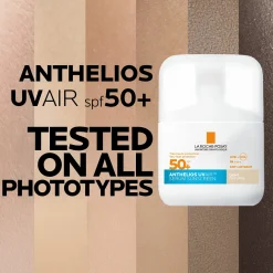 La Roche Posay Anthelios UVAIR Serum Sunscreen SPF50+ Light with Hyaluronic Acid, Niacinamide & Vitamin E, For all skin types, 50ml