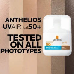 La Roche Posay Anthelios UVAIR Serum Sunscreen SPF50+ Deep with Hyaluronic Acid, Niacinamide & Vitamin E, For all skin types, 50ml
