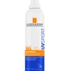 La Roche Posay Anthelios UV Sport Invisible Refreshing Mist SPF50+ with Vitamin e + glycerin + and La Roche Posay thermal water, for all skin types, 200ml