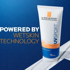 La Roche Posay Anthelios UVSPORT Wet & Sweat Pro-Resistance Lotion SPF50+, with Vitamin E, Glycerin & La Roche Posay Thermal Water, All skin types, 200ml