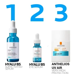 La Roche-Posay Anti-Ageing Drench-Hydration & Protection Routine with SPF for Dry Ageing Skin