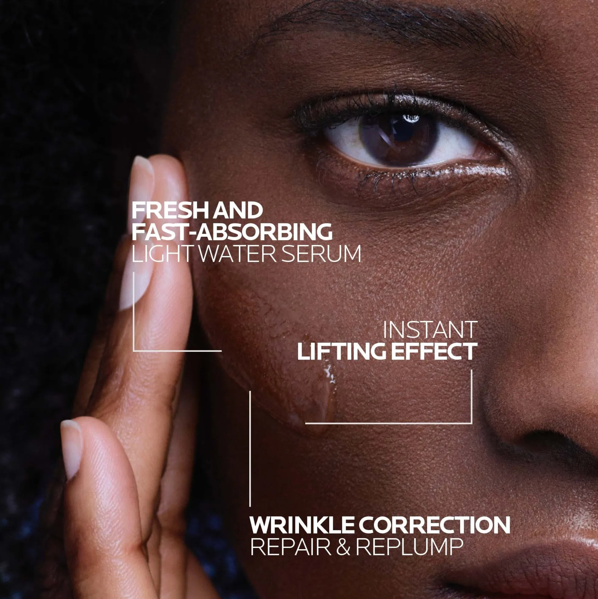 La Roche-Posay Anti-Ageing Drench-Hydration & Protection Routine with SPF for Dry Ageing Skin