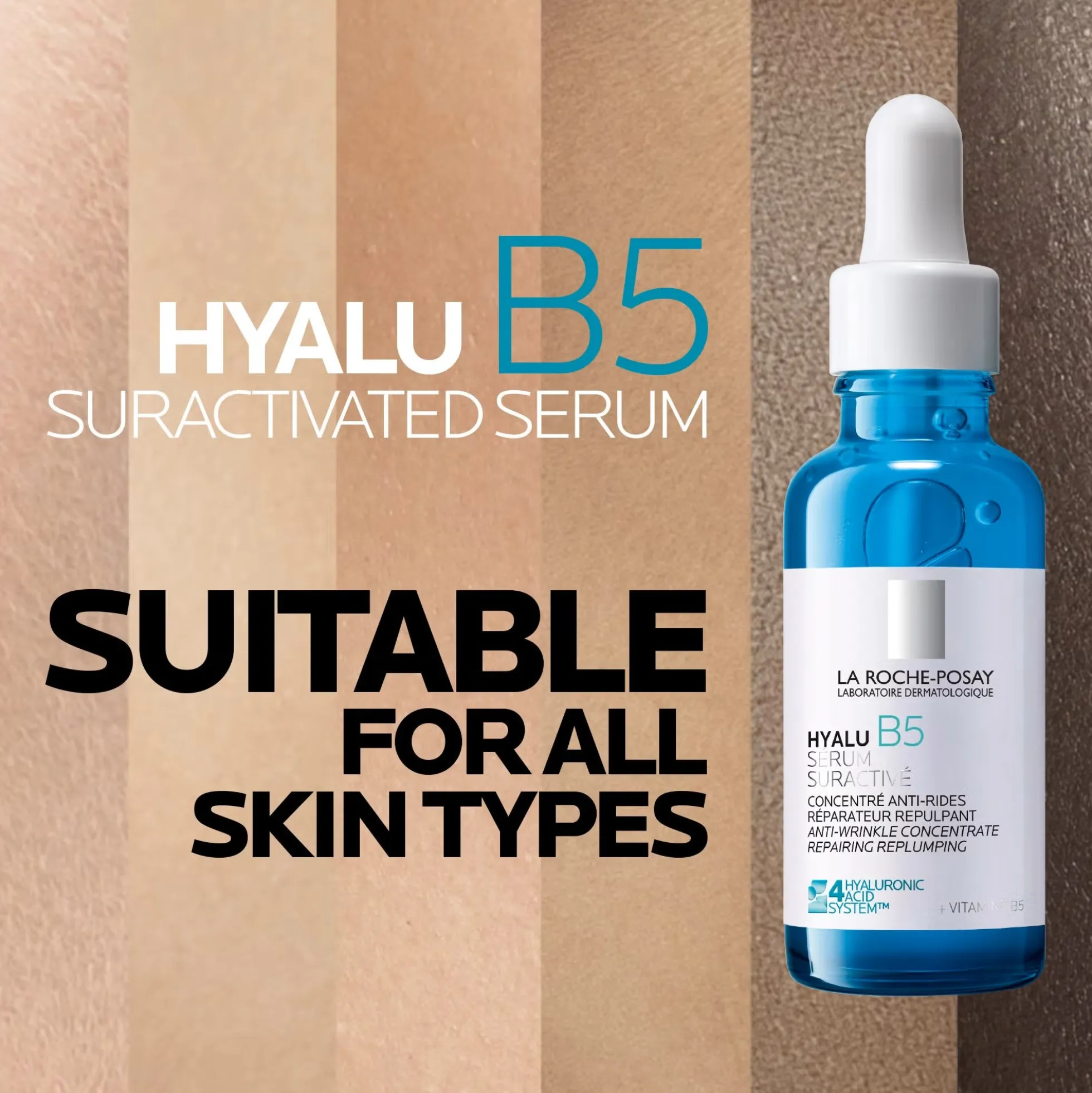 La Roche-Posay Anti-Ageing Drench-Hydration & Protection Routine with SPF for Dry Ageing Skin
