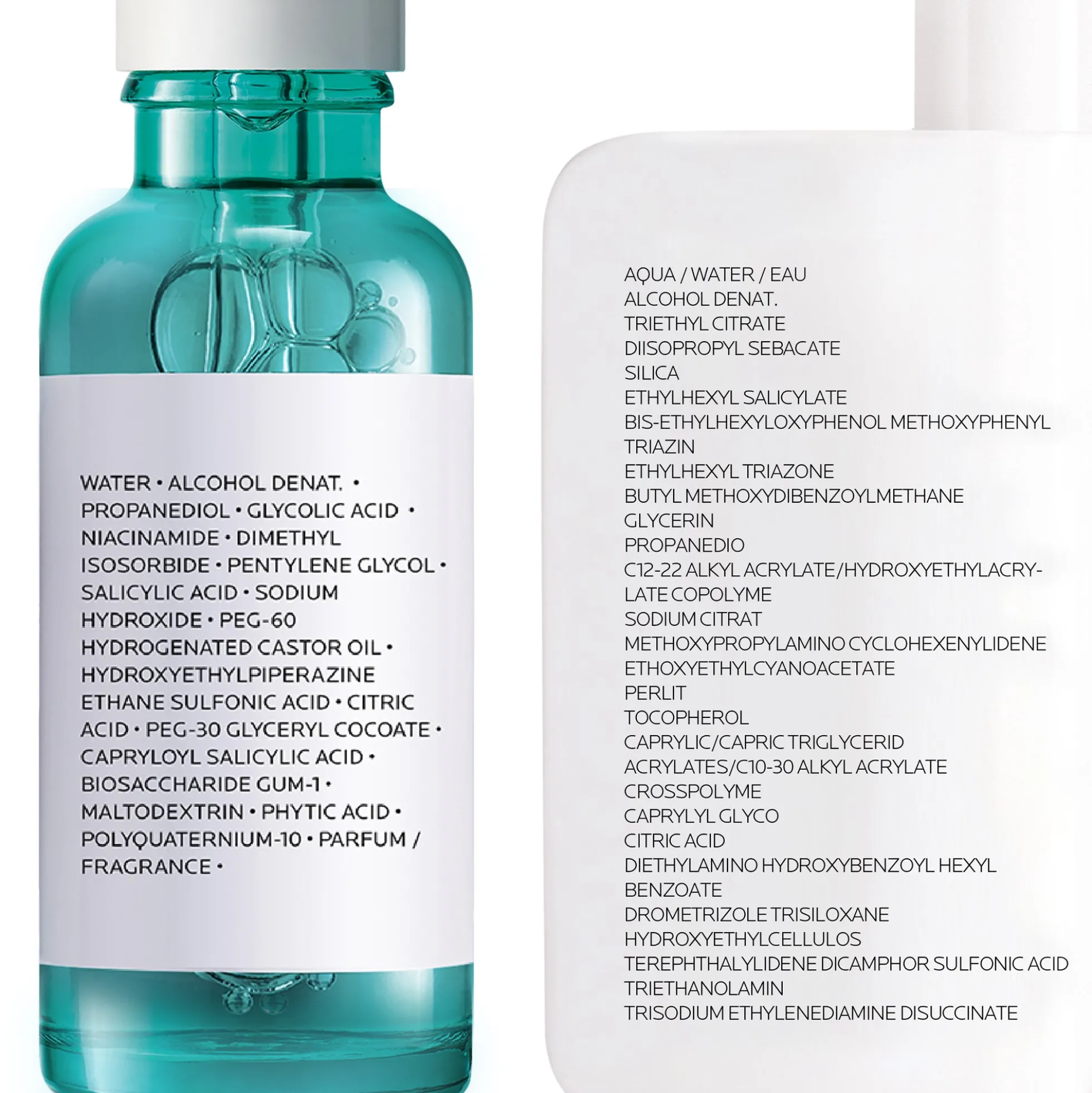 La Roche-Posay Anti-Blemish and Anti-Age Kit: Effaclar Decongesting Multi-Active Serum + SPF50+