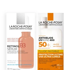 La Roche-Posay Anti-Wrinkle Correct + Protect Duo Set: Retinol Serum and SPF50+
