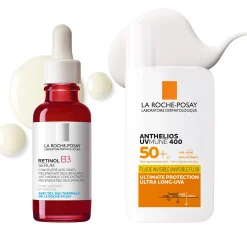 La Roche-Posay Anti-Wrinkle Correct + Protect Duo Set: Retinol Serum and SPF50+