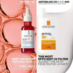 La Roche-Posay Anti-Wrinkle Correct + Protect Duo Set: Retinol Serum and SPF50+