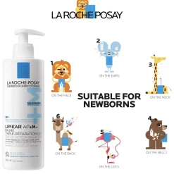 La Roche-Posay Baby Lipikar AP+M Moisturiser for Dry Skin 400ml