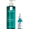 La Roche-Posay Breakout-Fighting Duo- High Strength: Effaclar Micro-Peeling Cleanser and Anti-Blemish Triple-Acid Serum